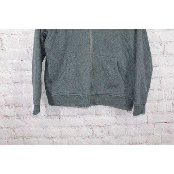 LL Bean Katahdin Iron Works Hooded Sweatshirt Fleece Lined Gray Size L - Picture 3 of 11